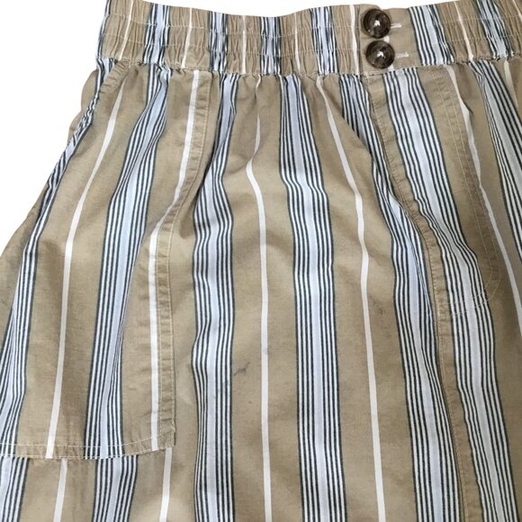 DAMSON MADDER Kylie Organic Cotton Ruffle Blouse Skirt Set Striped UK12 US8 NWOT - Picture 11 of 11